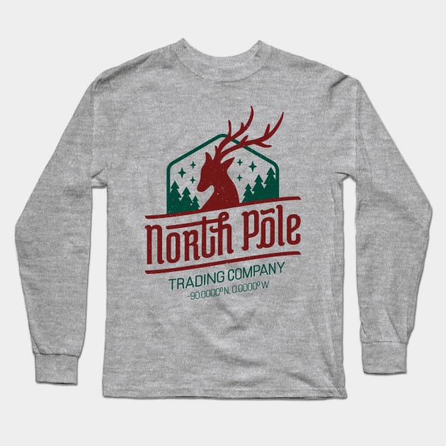 North Pole Trading Company Long Sleeve T-Shirt by Safdesignx